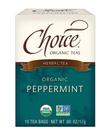 Chá de hortelã orgânico Choice Organic Teas 96 sacos sem cafeína