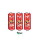 Chá Energetico Organico Yba Mate Açaí Guaraná pack 3 latas