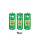 Chá Energetico Organico Yba Mate Limāo Gengibre 350ml pack 3 latas