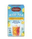 Chá Gelado Cold Brew Celestial Seasonings, Chá Doce com Limão, Contém Cafeína, 18 Sachês (Pacote com 6) Chá Gelado Cold Brew Celestial Seasonings, Chá Doce com Limão, Contém Cafeína, 18 Sachês (Pacote com 6)