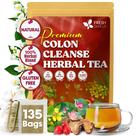Chá Herbal Colon Cleanse FRESHDRINKUS 135 Sachês Sem Cafeína