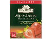 Chá Importado Strawberry Sensation Morango Ahmad Tea 20 Gr