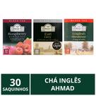 Chá Inglês Ahmad Tea, 3 caixas com 10 saquinhos