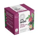 Chá Leão Hibisco, Rosas Silvestres e Amora com 10 Sachês Linha Frutas e Flores