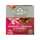 Chá Misto de Rosa Silvestre Hibisco e Cereja Ahmad Tea 20g