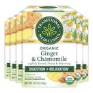 Chá Orgânico de Gengibre e Camomila Traditional Medicinals 96 Unidades