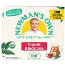 Chá Preto Orgânico Newman's Own Organics 200 Saquinhos Chá Preto Orgânico Newman's Own Organics 200 Saquinhos