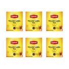 Chá preto solto Tea Lipton Yellow Label 450 g, pacote com 6