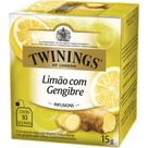 Chá Twinings de Limão e Gengibre 15g com 10 sachês - Fleischmann