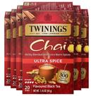 Chá Twinings Ultra Spice Chai 120 Sachês com Cafeína Chá Twinings Ultra Spice Chai 120 Sachês com Cafeína
