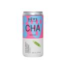 Chá Vegano Natural DÊVI Hibisco com Morango e Mirtilo Gaseificado 269ml