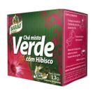 Chá Verde Com Hibisco Barão 13G, Composto Natural De Chá Verde E Hibisco, Rosa, Sabor Suave Floral E Refrescante, Ingred