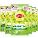 Chá Verde Descafeinado Lipton 20 Sachês, Pacote com 6 Chá Verde Descafeinado Lipton 20 Sachês, Pacote com 6