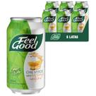 Chá Verde Laranja E Gengibre Feel Good 330Ml (6 Latas)