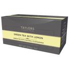 Chá verde Taylors of Harrogate Lemon, saquinhos de chá de 100 unidades