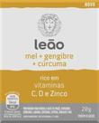 Chá Vitamínico Leão Mel, Gengibre E Cúrcuma 10 Sachês