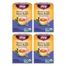 Chá Yogi Blueberry Sage Stress Relief 64 sacos orgânico