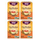 Chá Yogi Chai Rooibos Orgânico - 16 Sachês (4 Pacotes)