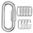 Chain Quick Links BNYZWOT em aço inoxidável, pacote com 10, 3 cm (1535 libras)
