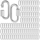 Chain Repair Links Tideme, pacote com 100 unidades de aço inoxidável M6