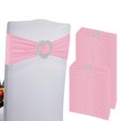 Chair Sashes Zrlljp Spandex Stretch 100 unidades rosa para casamento Chair Sashes Zrlljp Spandex Stretch 100 unidades rosa para casamento