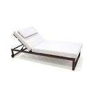 Chaise Espreguiçadeira de Alumínio com almofada para piscina