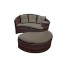 Chaise Nova Delhi Folha - Tecido Duna Fendi