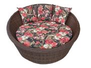 Chaise Nova Delhi - Tecido Maui Preto