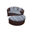 Chaise Orbit com Puff - Tecido Alanta