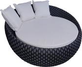 Chaise Trançado Orbit - Tecido Duna Cru