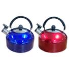Chaleira Apito Inox 2,5L Sortida Moderna Cozinha Dia das Mães Pais Aniversário Hotel Pousada Mesa Posta Café da Manhã Chá Frio Inverno