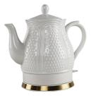 Chaleira Automática Elétrica Café Porcelana Decorada 127v