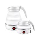 Chaleira Branca 110v Dobrável 600ml Ferve Água Rapidamente em 3 Minutos Potência de 600w Fervedor de Água