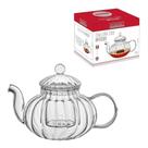 Chaleira Bule Com Tampa Infusor Vidro Bororsilicato Hauskraft 600 Ml Pode Ir Ao Fogo