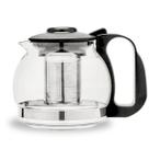 Chaleira Bule de Vidro com Infusor 1,2L Alça de Plástico Cozinha