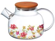Chaleira c/Infusor em Vidro Boross.Le Jardin 1L Colors Hauskraft