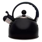 Chaleira Com Apito Bule De Chá Fervedor Inox Preto 2 Litros Cozinha Gourmet Chaleira Com Apito Bule De Chá Fervedor Inox Preto 2 Litros Cozinha Gourmet