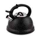 Chaleira Com Apito Linha Roma Preto Marble 2,7L 4875514 Brinox