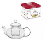 Chaleira Com Infusor De Vidro Borossilicato 400ml Hauskraft Chaleira Com Infusor De Vidro Borossilicato 400ml Hauskraft