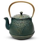Chaleira de Chá TOPTIER de Ferro Fundido Japonês - 950ml - Verde Escuro