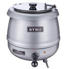 Chaleira de sopa SYBO SB-6000-2G Commercial Grade 10L Silver