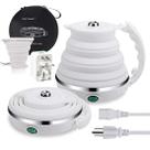 Chaleira de Viagem ShineMe 555ml - Silicone de Grau Alimentício