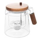 Chaleira De Vidro Com Botao Infusor Automático 500mL Wolff