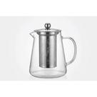 Chaleira de Vidro Com Infusor 750ml Pode ir ao Fogo Redondo inox