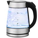 Chaleira de vidro elétrica Elite Gourmet EKT-602 1.7L 1500W LED azul Chaleira de vidro elétrica Elite Gourmet EKT-602 1.7L 1500W LED azul