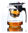 Chaleira De Vidro Infusor Para Café E Chá Em Aço Inox 900 Ml