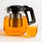 Chaleira Elegante Em Vidro Com Infusor Ideal Para Chás Naturais