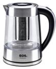 Chaleira Eletrica 1.8L EOS 1500W Jarra de Vidro em Inox 220V