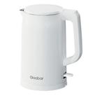 Chaleira Elétrica 1,7 Litros Quick Branca Gaabor - Trava Segurança, Ferve Água Rápido - 110V