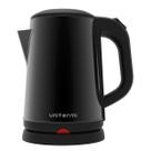 Chaleira Elétrica 1,8 L Inox Preta Saara Unitermi